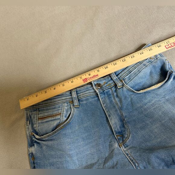 Zara Man Blue Denim Skinny Jeans Size 31 - Picture 5 of 16